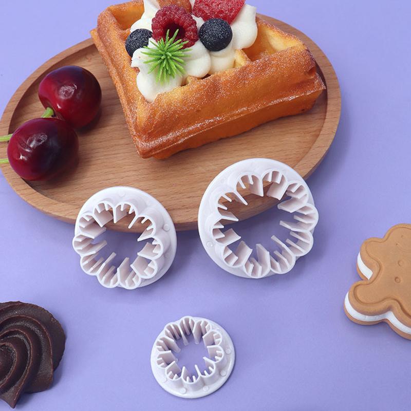 33PCS/Set Various Shape Cake Mold Flower Heart Star DIY Fondant Cake Embossing Tool  Easy To Remove Home Kitchen Accessories ZYF