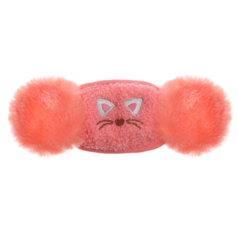 

Cartoon Women Man Outdoor 2 in 1 Mask Earmuffs Face Protectors Mouth Masks Mouth Cover dark pink-Adults