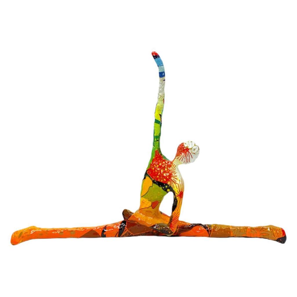 Neue Bunte Ornamente Zuhause High-End Handarbeiten Farbverlauf Abstrakt Figur Yoga Dekorationszubehör