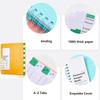 A6 Spirals Notebook Password Book Address Book with Alphabets Index Diary Writing Pad Office School Supplies for Home