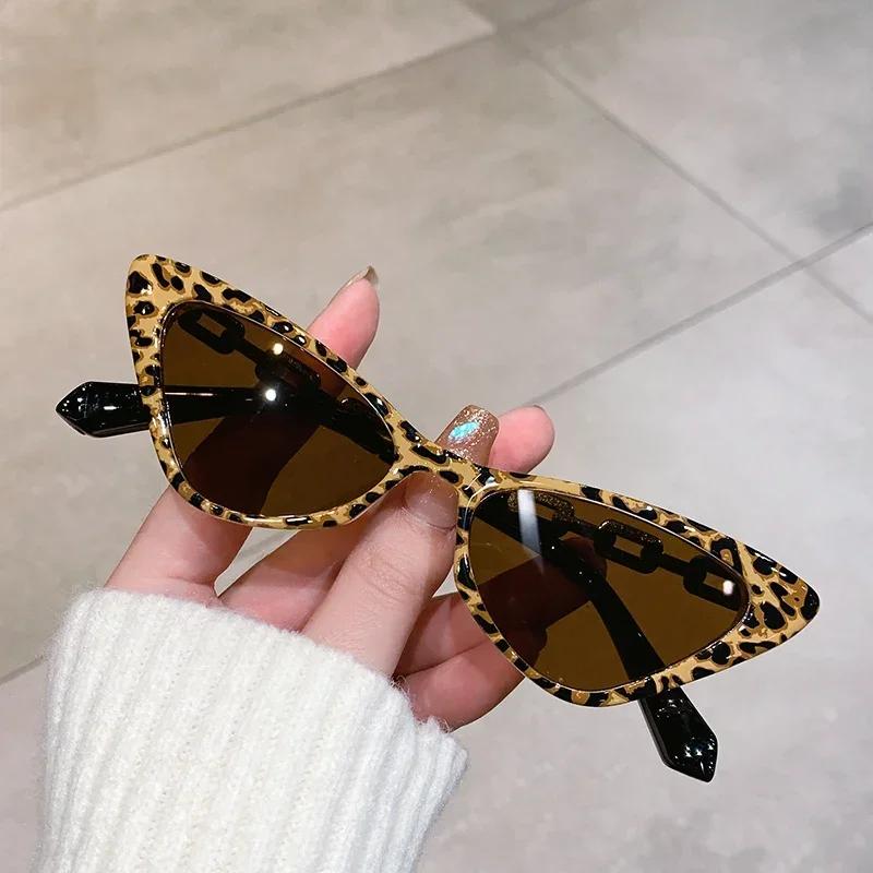 New Cat Eye Sunglasses Woman Trendy Colorful Fashion Eyewear Luxury Brand Designer Popular Sun Glasses UV400 Shades for Ladies