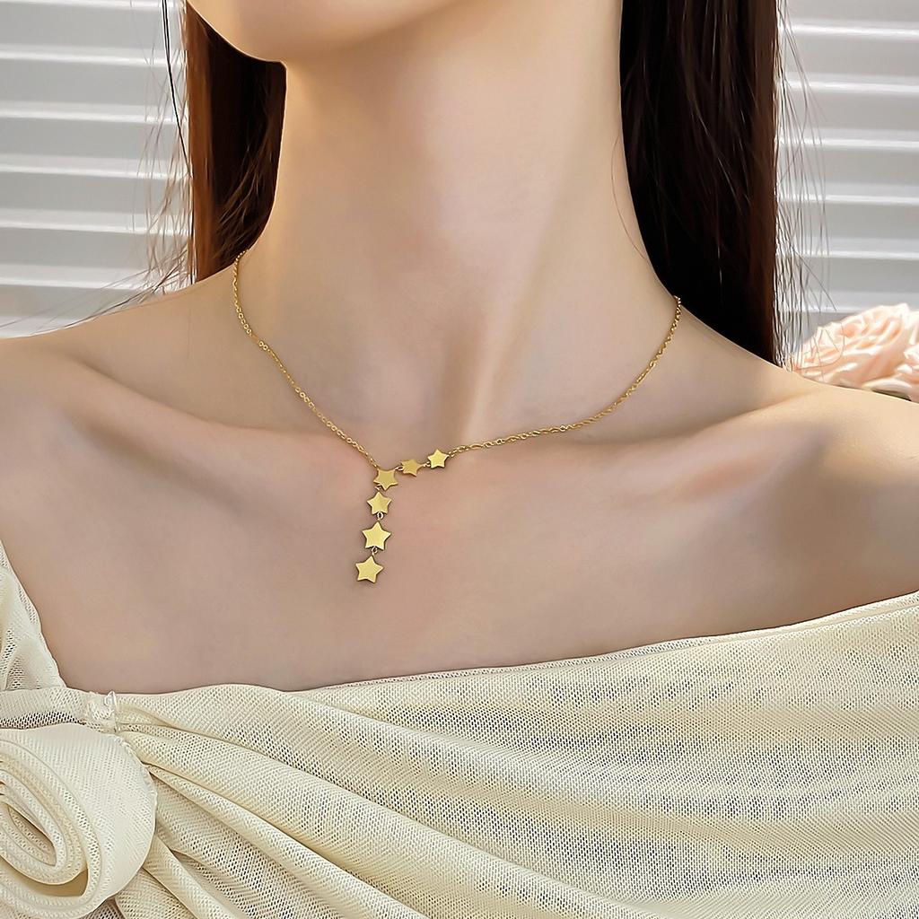 Star Necklace Women's Versatile Niche Collarbone Chain High-end Exquisite Jewelry