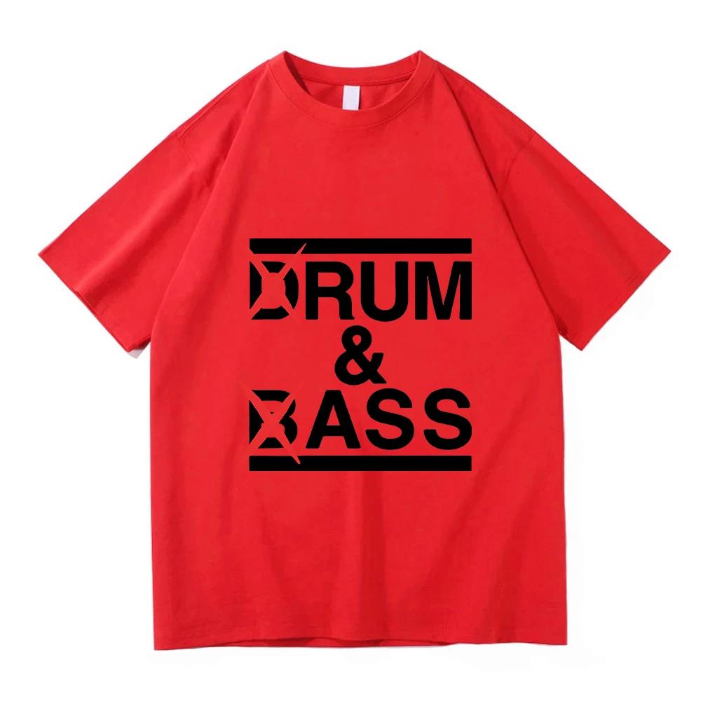 Funny Drum and Bass T Shirt Rum and Ass Lovers Jokes Short Sleeve 100% Cotton T-shirt Unisex Fashion Casual Tee Shirt Oversized