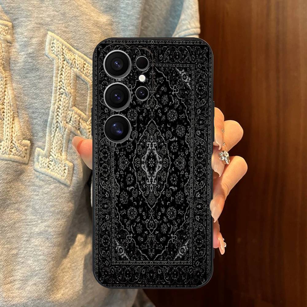

Retro Persian Printed Phone Case For Samsung S 24 Fe 25 Ultra Plus 20 Lite 21 30 22 23 24 22 Ultra 5G Fundas Samsung S21Ultra