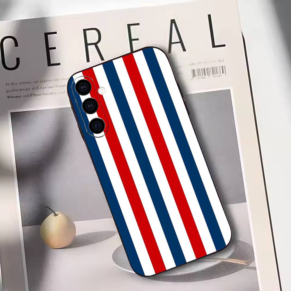 

Burgundy Rose Stripe Phone Case For Samsung Galaxy A73,A72,A71,A70,A53,A52,A51,Others Soft Black Cover Samsung a52