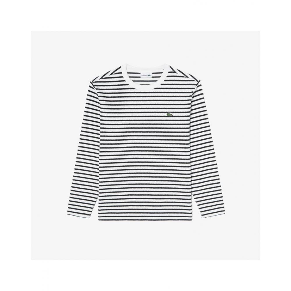 

Lacoste Мужская футболка с длинным рукавом в полоску Th267e 54n 031 003