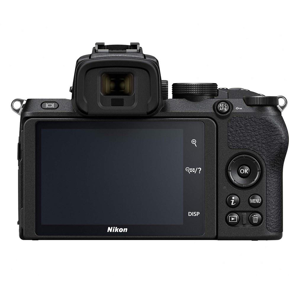 Nikon Z50 Mirrorless Digital Camera Double Zoom Kit NIKKOR Z DX 16-50mm and 50-250mm Black