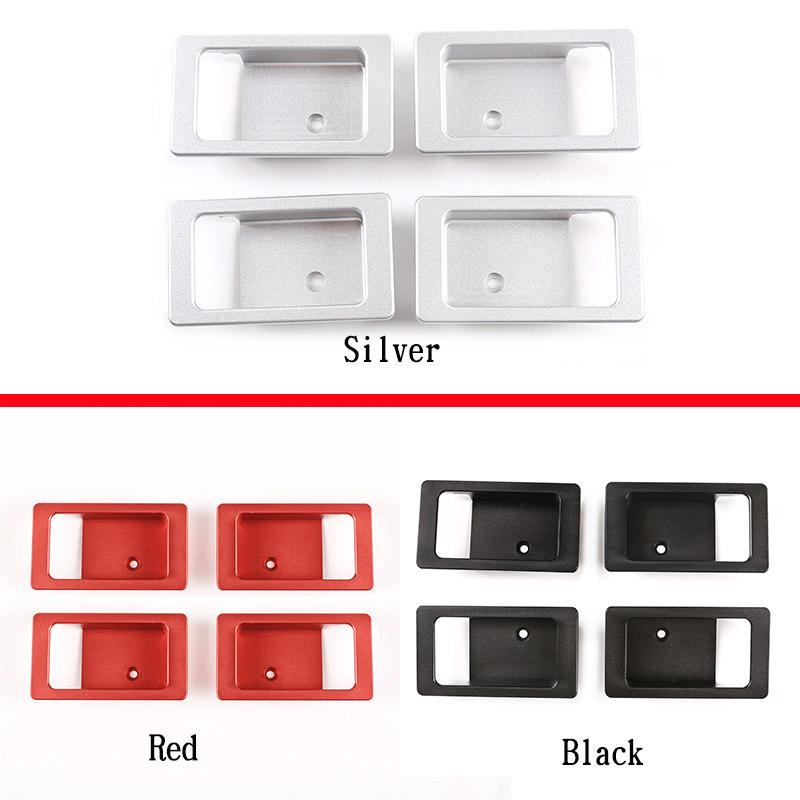For Land Rover Defender 90 110 2004-18 Aluminum alloy Car Door Inner Door Bowl Decoration Accessories Retrofit Replacement Parts
