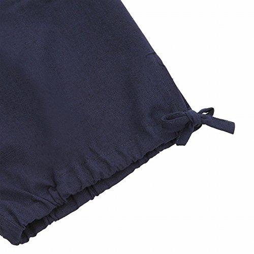 Edoten Men's Samue (Work Clothes) - Kurume Tsumugi Weave, Made In Japan with Premium Materials, Dark Red, Size LL