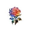 Wooden Puzzle Rose Flower Design Animal Shape 3 6MM Thickness Interlocking Pieces Educational Craft DIY Assembly Model