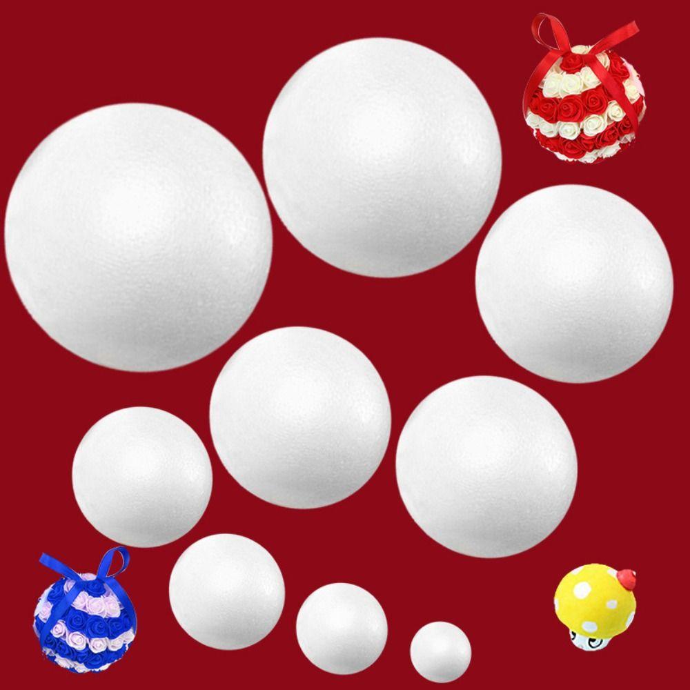Polystyrene Foam Balls Mini Christmas Ornaments Crafts Christmas Balls  Wedding