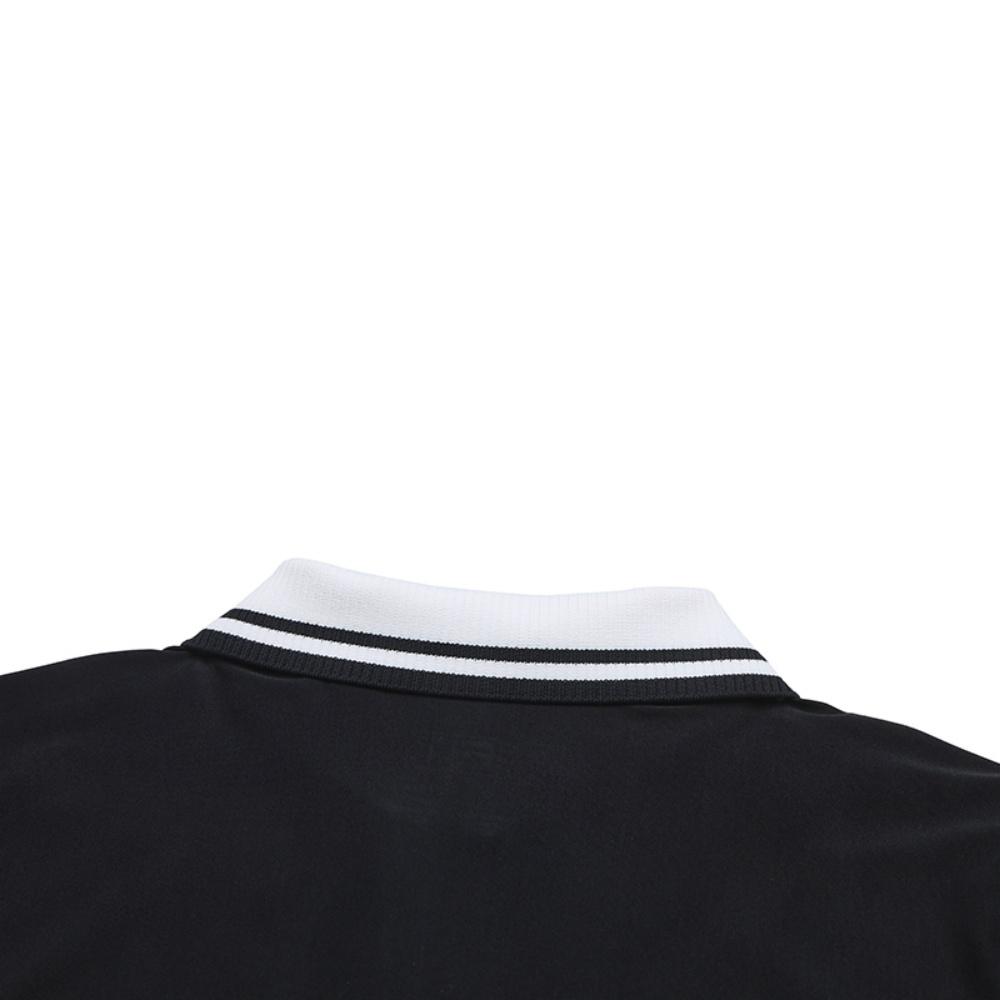 FILA Golf Series Trendy Versatile High Elastic Comfortable Short Sleeve Polo Shirt Women tops A11W535110F-NV