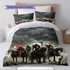 Name Custom Reaper Pattern Bedding Set Quilt Cover Pillowcase Home Decor Gift (1 * duvet cover + 2 * pillowcase, without core)