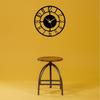 Ceas de Perete din Lemn pentru Living, Dormitor, Birou, Bucătărie, Casă și Hol, Ceas de Perete Modern de Dimensiuni Mari Antichizat pentru Decorul Casei (Diametru 30 cm)