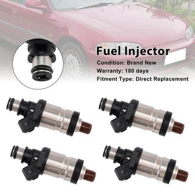 4PCS Fuel Injector 06164-P06-A01 Fit for Civic Del Sol 1.5L 1.6L Integra 1.7L 1.8L