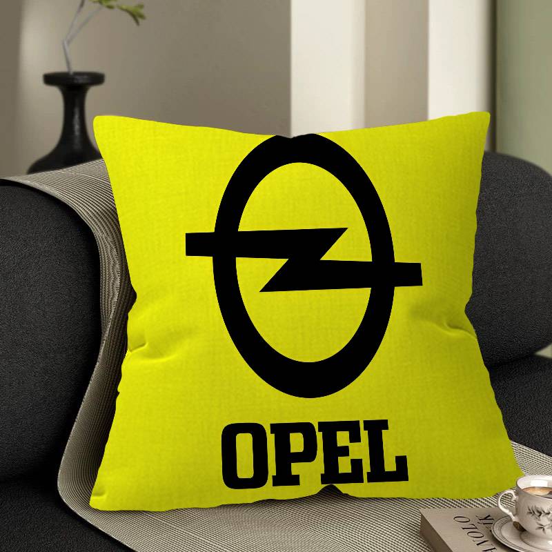 O-Opel Logo Pillow Cover Sofa Cushion Cover Home Room Decoration Children Gift