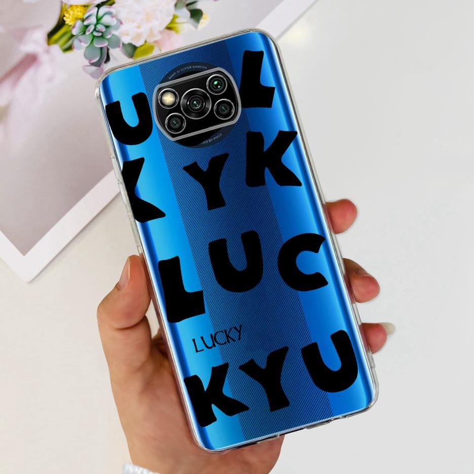 För Xiaomi Poco X3 Pro Fodral Ny Mode Målat Skydd Genomskinligt Silikon Mjukt TPU Telefonfodral För Xiaomi Poco X3 NFC PocoX3 Pro Skal