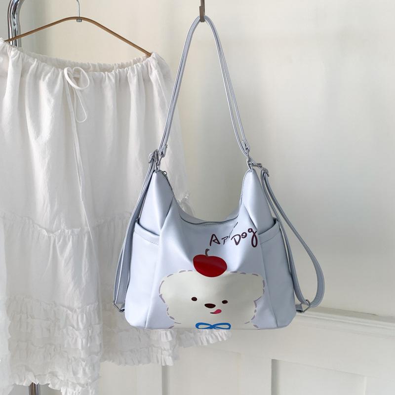 Large-capacity Commuter Tote Bag Women's Summer New Niche Shoulder Messenger Bag Multi-functional Backpack
