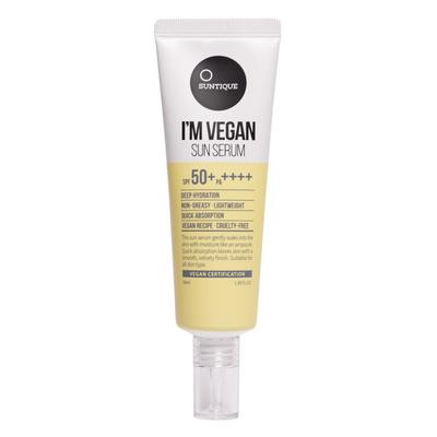 I'm Vegan Sun Serum SPF50+/PA++++ 45ml Vegan,Korean Cosmetics,Kbeauty, Sample