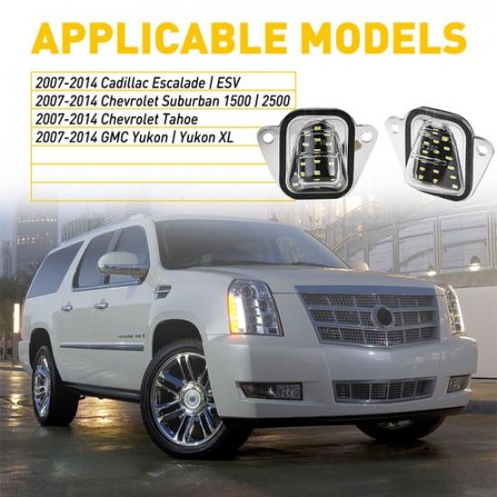 

White Interior LED Light Package Kit for Chevy 2007-2014 Chevrolet Tahoe