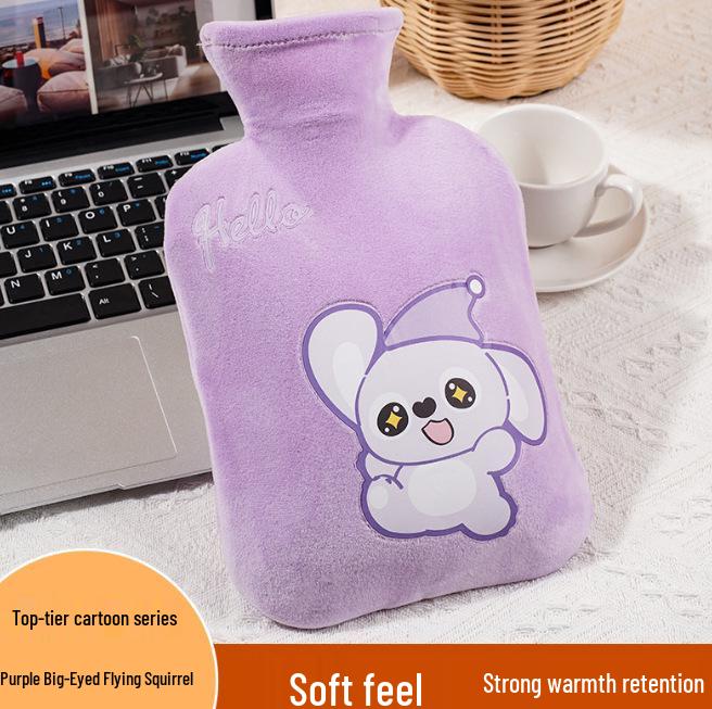 

Autumn/Winter Thickened Plush Hot Water Bottle – Portable, Cold-Proof, Explosion-Proof, Cute, Warm Hand Warmer 500ml