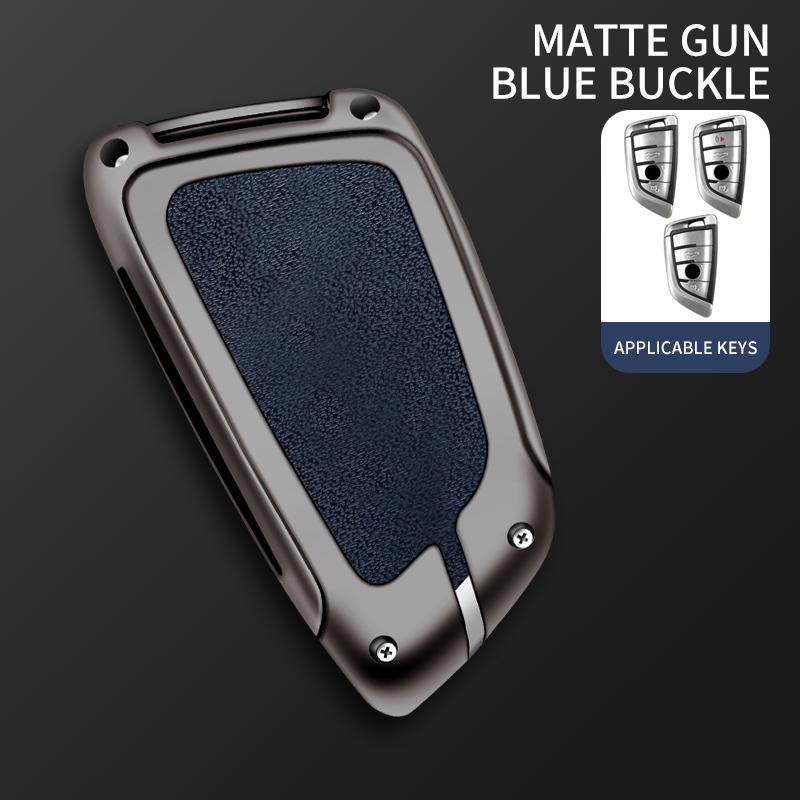 Interior Mouldings BMW Car Metal Key Case Cover Shell for BMW X1 X3 X5 X6 X7 1 3 5 6 7 Series G20 G30 G11 F15 F16 G01 G02 F48 ke