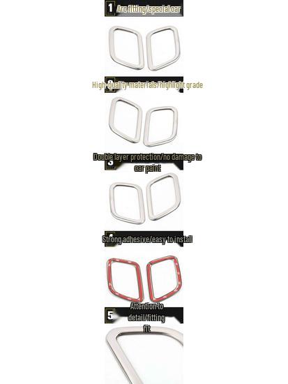 IX25 Air Outlet Decorative Stainless Steel Trim Ring