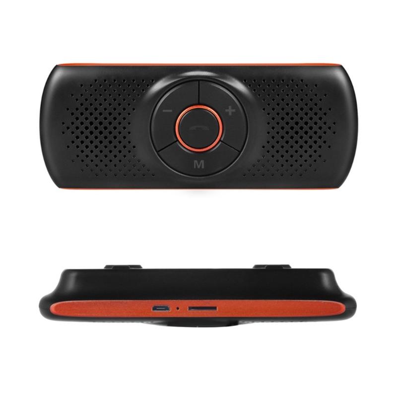 Easy Carry  Sun Visors bluetooth-compatible Car Speaker Voice Command Car Gadget ABS Perfect for Drivers Seeking Convenience & styles 