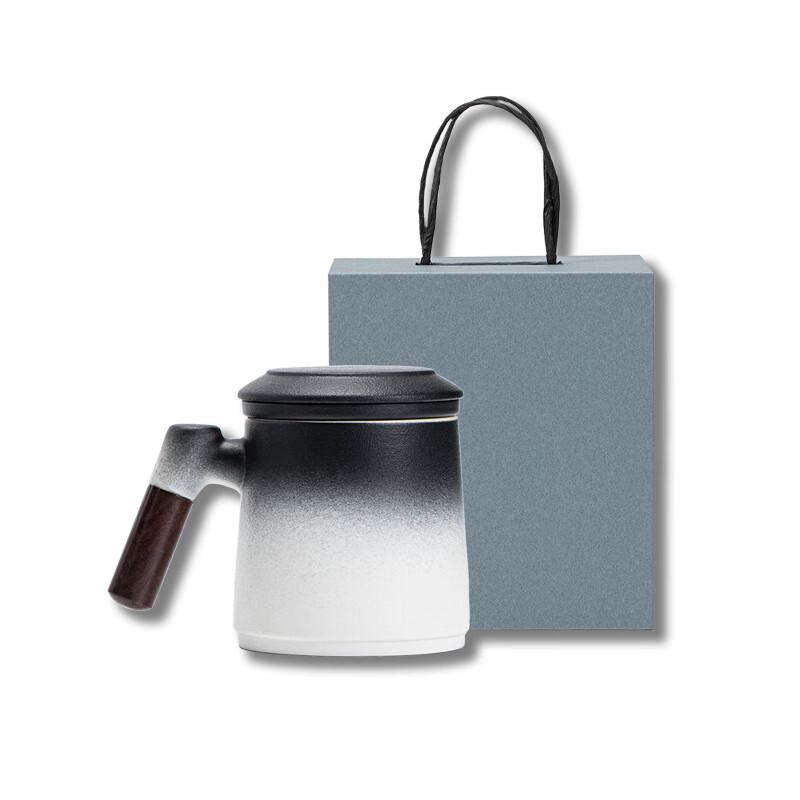 Ceramic Tea Infuser Cup with Lid