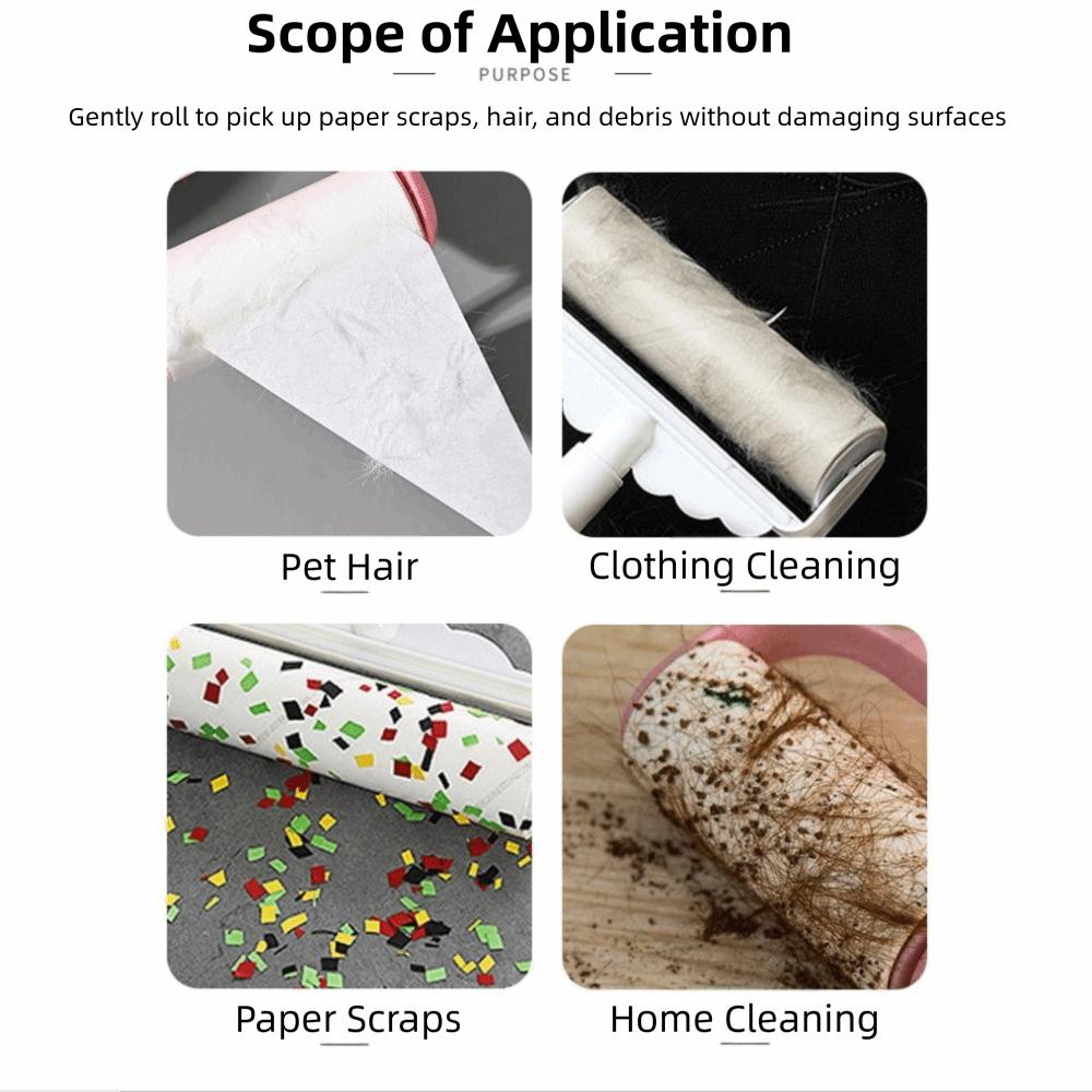 Portable Lint Roller Extra-Sticky Lint Removers Mini Hair Remover  Couch