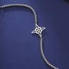 Witches Knot Bracelet For Women Stainless Steel Material Knot Wiccan Symbol Bracelet Adjustable Bracelet Jewelry Gifts