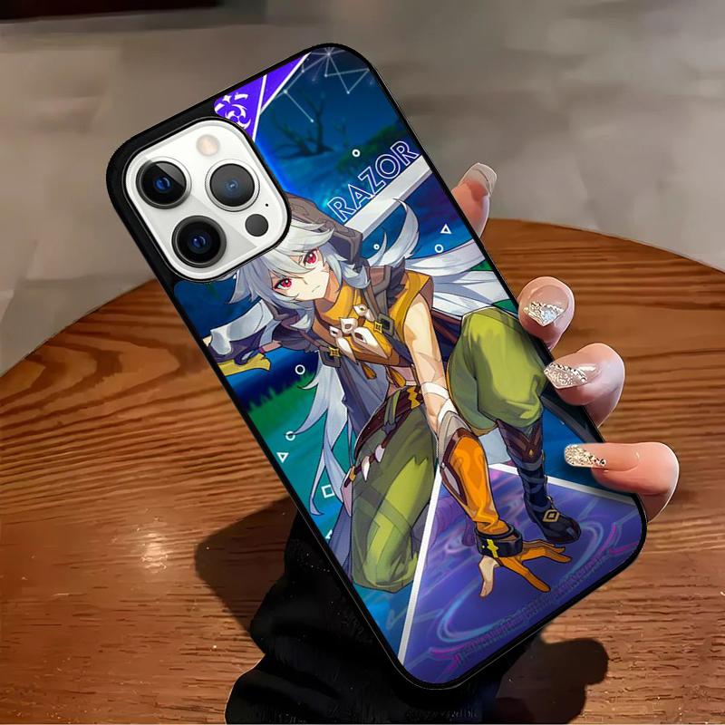 Game Genshin Impact Cute Phone Case For iPhone 17 Air 16 15 14 13 12 11 Pro Max Max Plus Bumper Case Cover