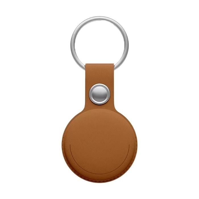 Localizador Leotec EasyTag Dual- Negro- Incluye Llavero Marrón