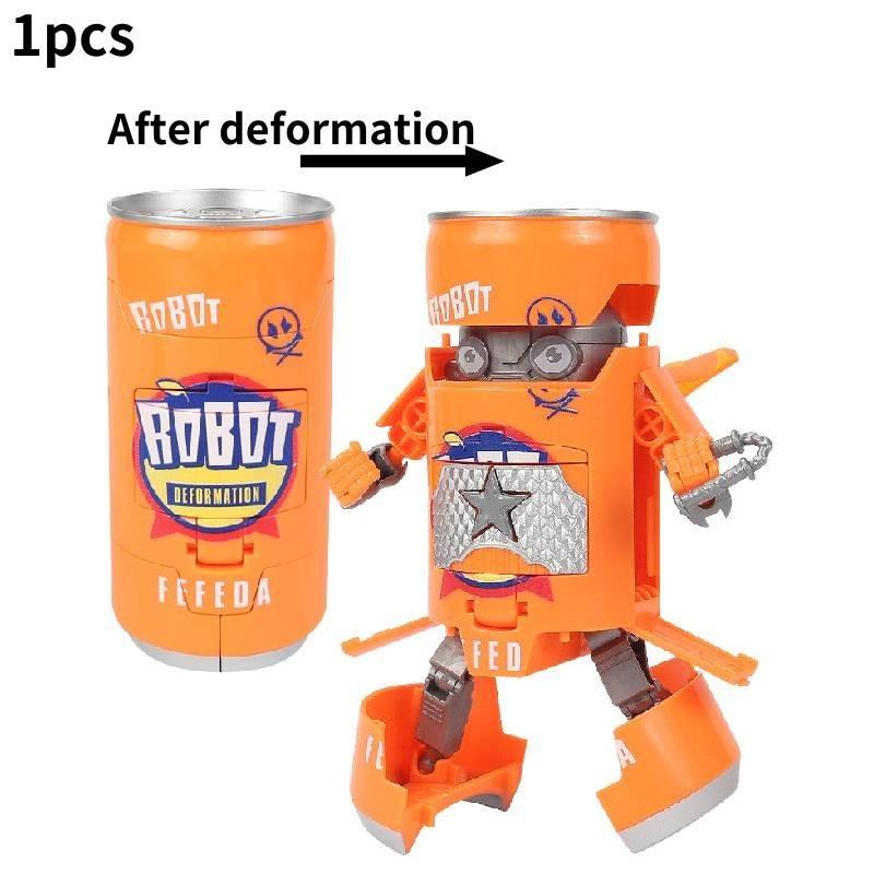 Trendy Deformable Car Robot Model For Kids Durable Abs Material Creative Toy