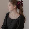 Jean Paul Clarisse Velvet Petite Ribbon Scrunchie JP-22-141S