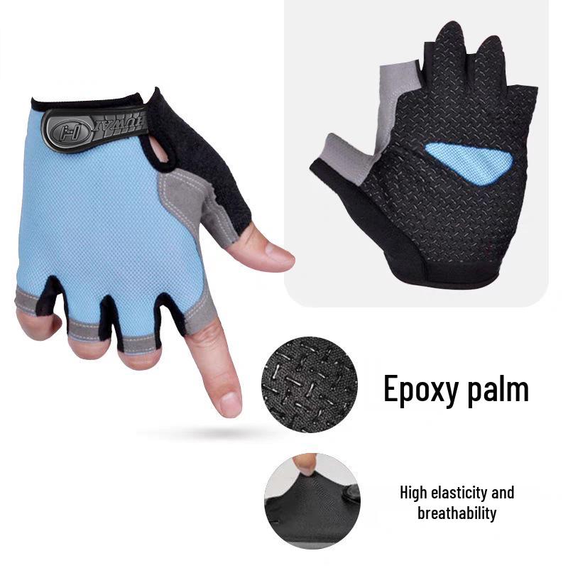 Unisex Breathable Non-Slip Fingerless Gloves for Outdoor Fitness, Cycling, Climbing & Mountaineering