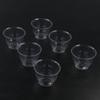 50pcs 60ml Shot Cup Disposable Kung Fu Tea Cup Drinkware Clear Plastic Tea Cup  Living Room