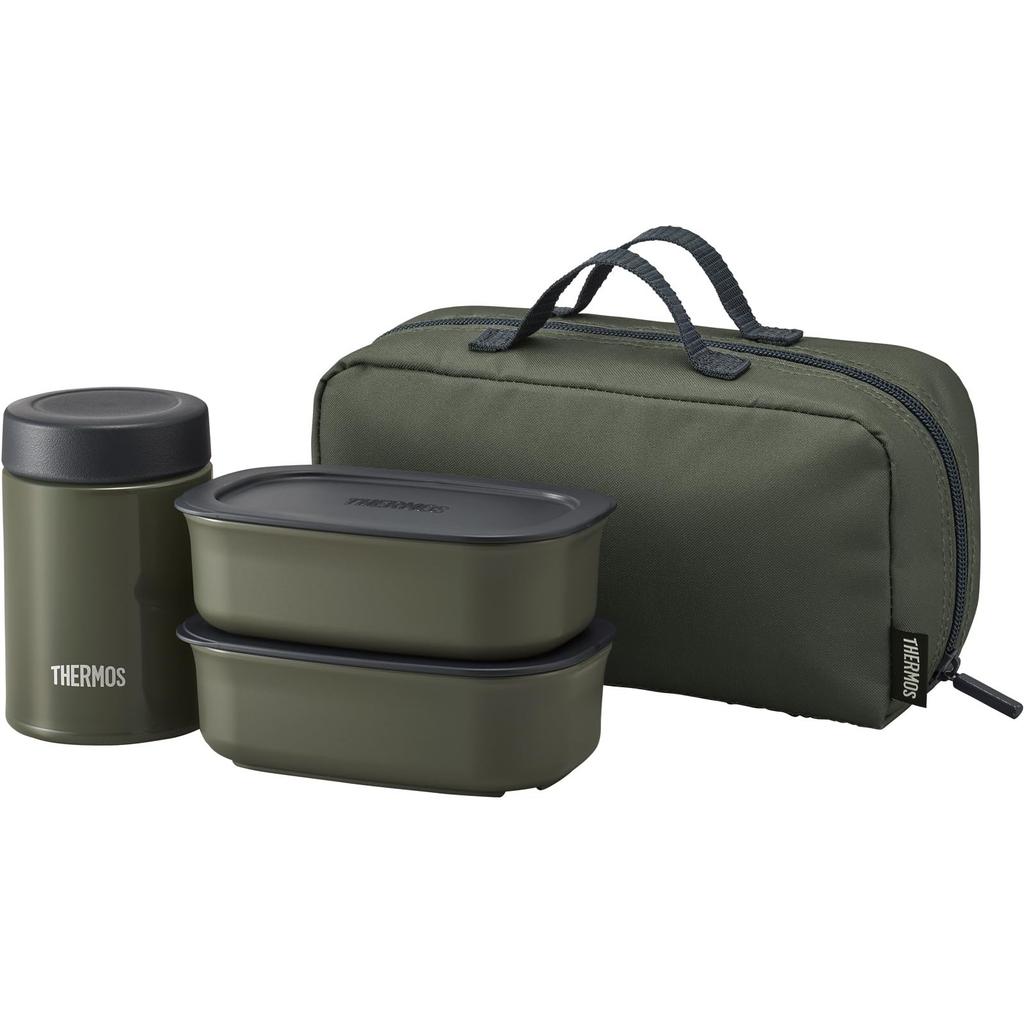 Thermos Vacuum Insulated Soup Lunch Set 800ml Khaki JEA-801 KKI
