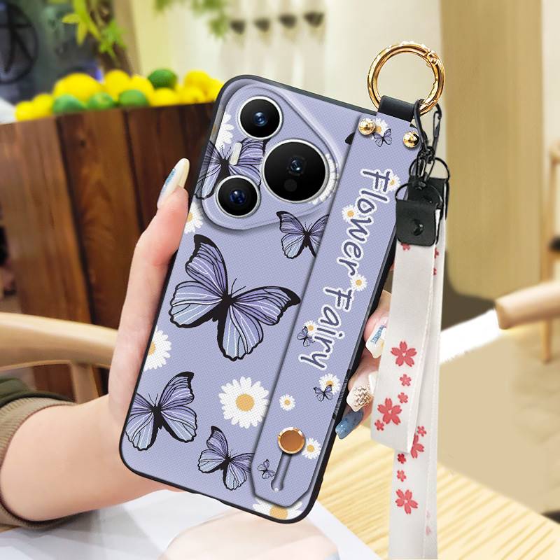 

Силиконовый чехол-кольцо для телефона Huawei P70 Pro/Pura 70 Pro+ Пылезащитный Защитный Чехол-подставка Задняя крышка Противоударный Водонепроницаемый Huawei P70 Pro/Pura 70 Pr