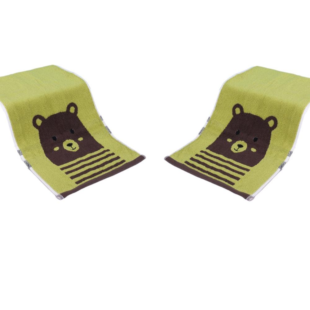 

2 шт. Детское банное полотенце для собаки, кролика, 25x50 см, детское полотенце для лица, 100% хлопок, полотенце для рук, для плавания