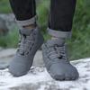 TUINANLE Winter Snow Boots Barefoot Hiking Shoes Warm Lined Booties Anti Slip Wide Toe Ankle Booties for Climbing
