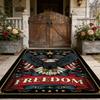 American Retro Patriotic Style Doorway Big Size Rugs Decoration Independence Day Washable Carpet Non-slip Lint-free Floor Mats