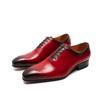 Leather shoes men's hand-polished leather men's shoes pointed business casual leather shoes men's