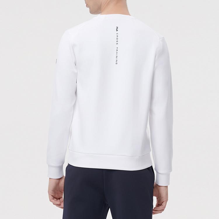 New FILA Athletics Sweatshirts Men's Jade White A11M141212F-WT