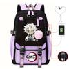 Demon slayer ghost extermination column student schoolbag junior high school student primary school student middle school student backpack