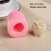 1 Pcs Handmade Molds Creative DIY Three-dimensional Owl Silicone Mold Aromatherapy Plaster Candle Mold Accessories Crafts