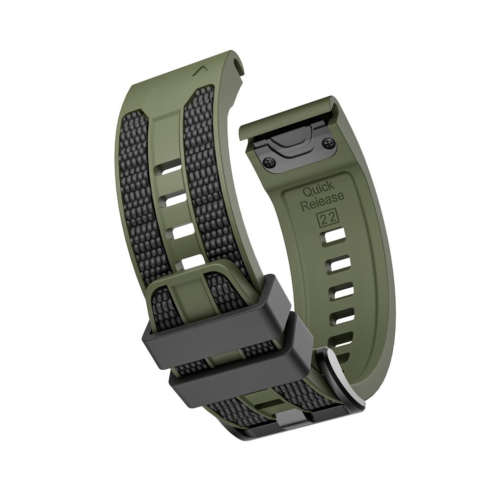 22/26mm Silicone Watch Strap For Garmin Fenix 8 Pro 8 E 7X 6 5X Plus 5/Instinct 2X/Forerunner 970 965 955/Tactix 8 7 Watch Bands