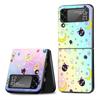 Twarda obudowa PC Funda do Samsung Galaxy Z Flip 4 ZFlip ZFlip3 Z Flip 3 5G zflip ZFlip4 Flip3 Coque Cute Magic Wand Moon