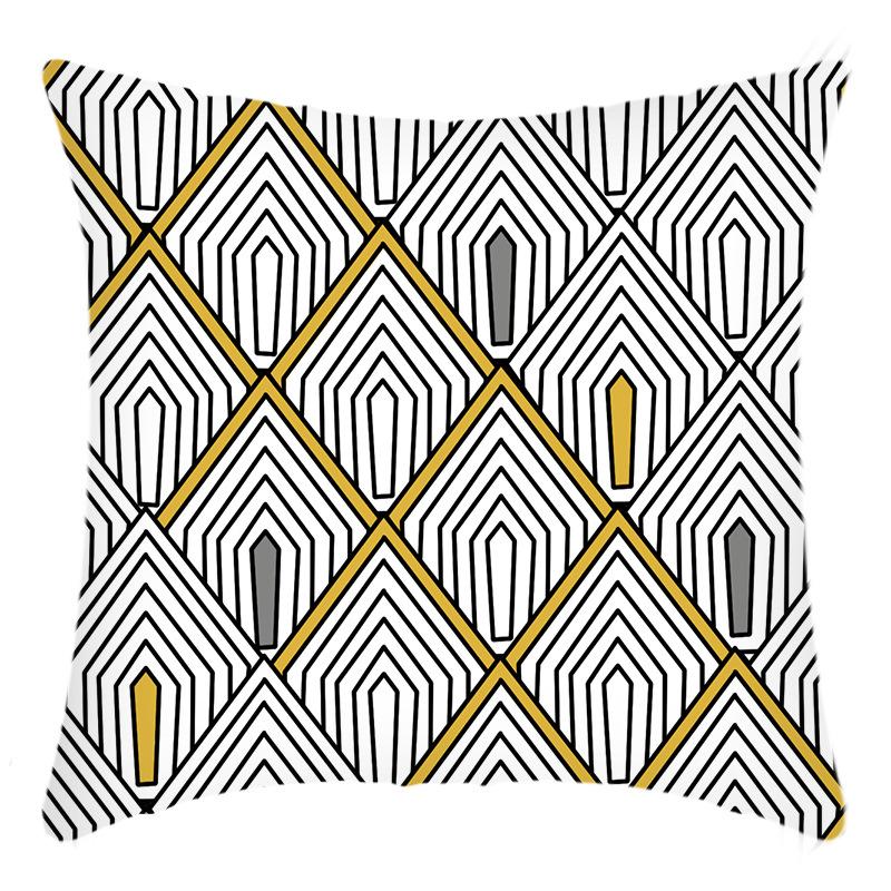 New Art Abstract Series Pillow Covers Graphic Combination Printed Cushion Covers Home Sofa Cushion Covers