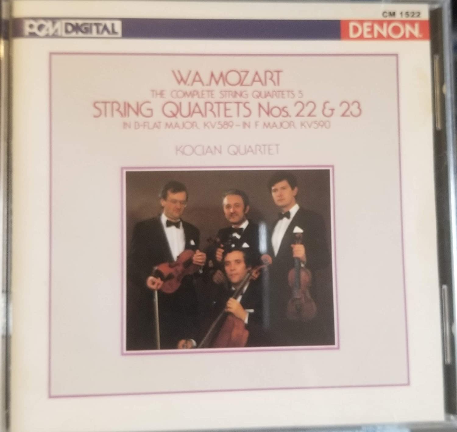 

CD MOZART - Mozart:String Qts. 18 & 19 US Classical Used